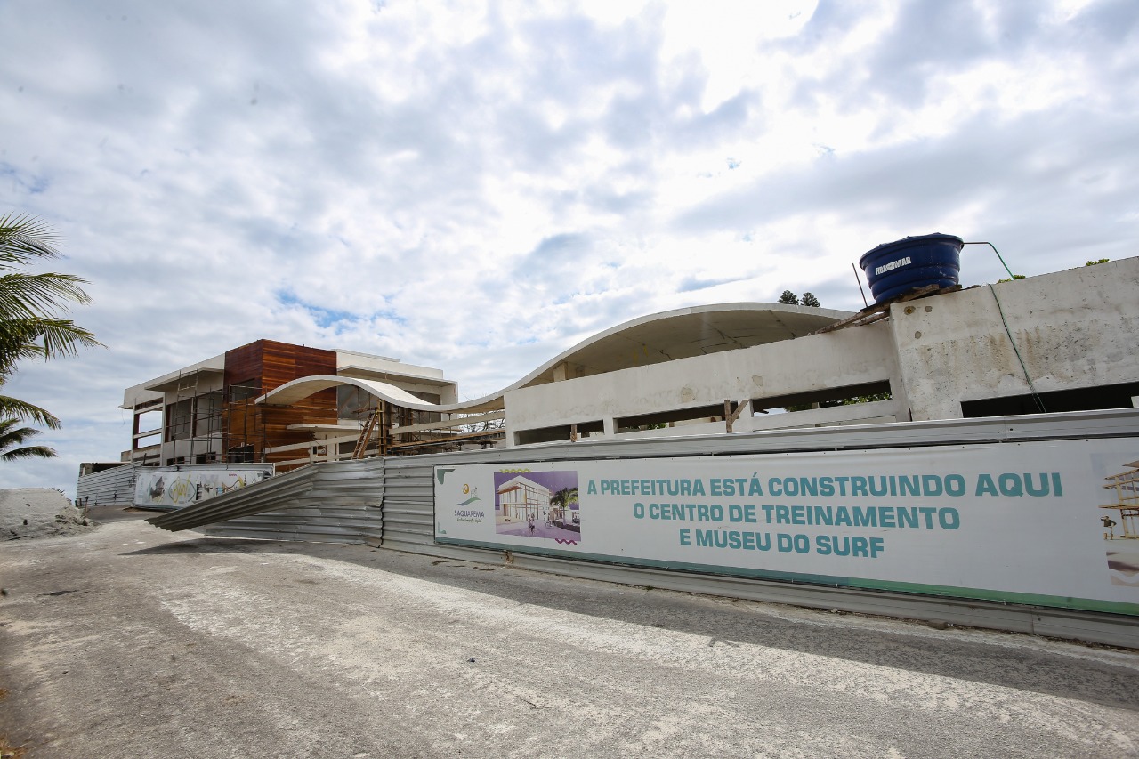 Obras Do Centro De Treinamento De Surf Prefeitura De Saquarema