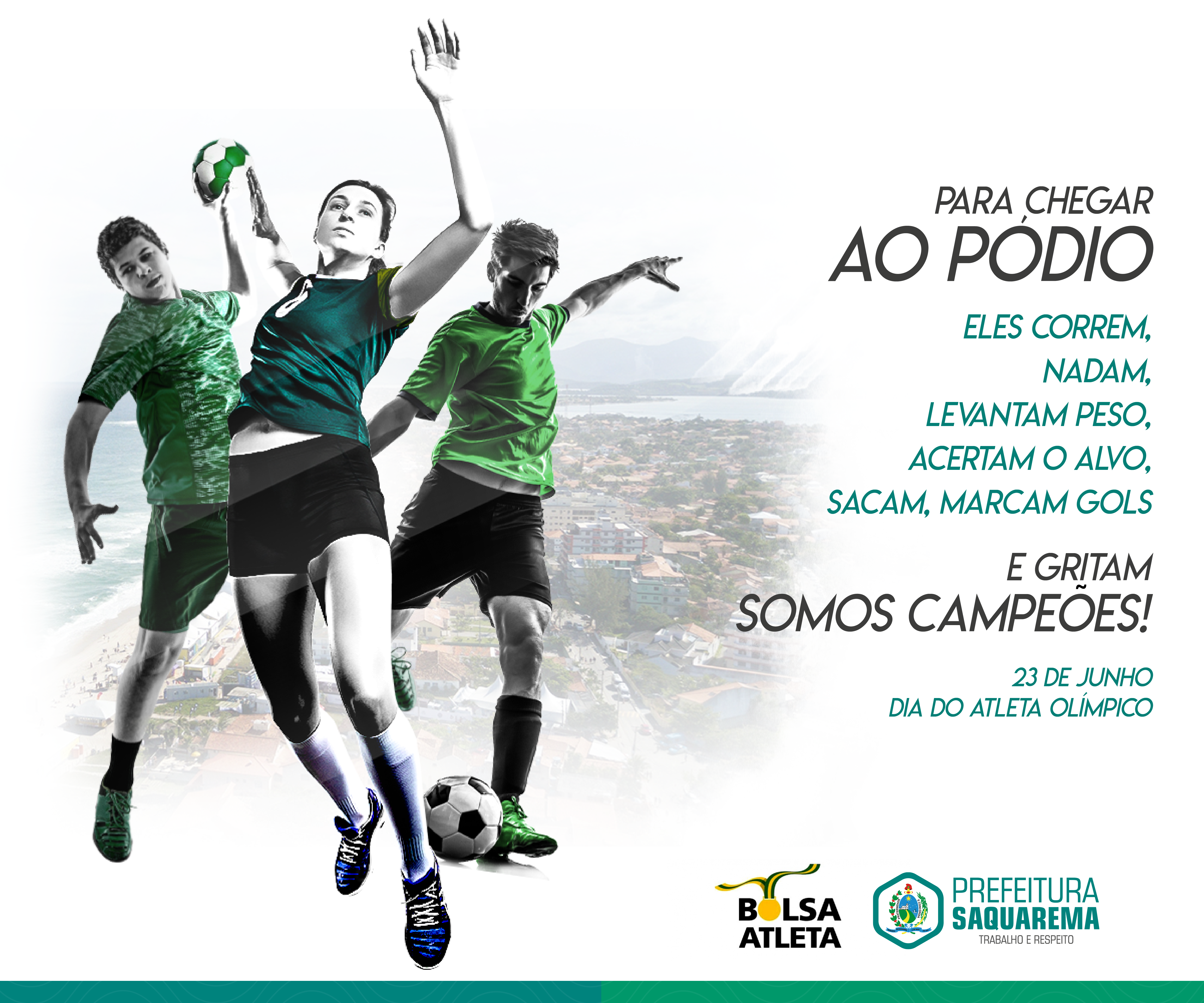 HOMENAGEM: Dia do Atleta Olímpico - Prefeitura de Saquarema